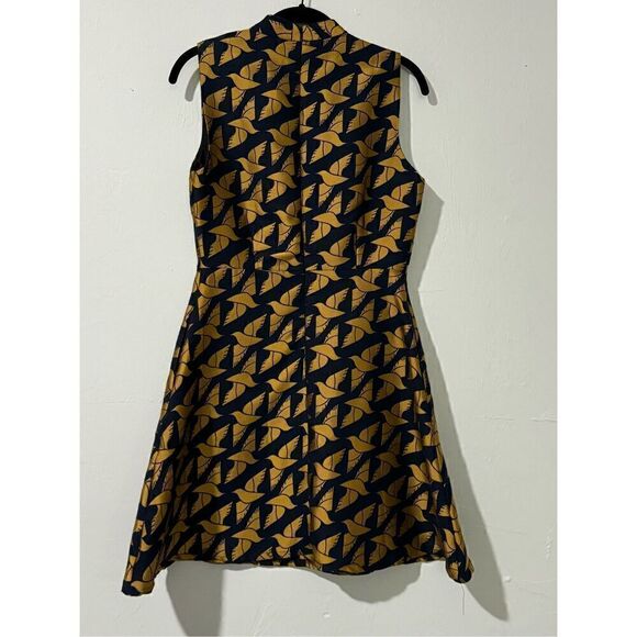 FEIINVAN yellow bird print sleeveless  M - Picture 5 of 5